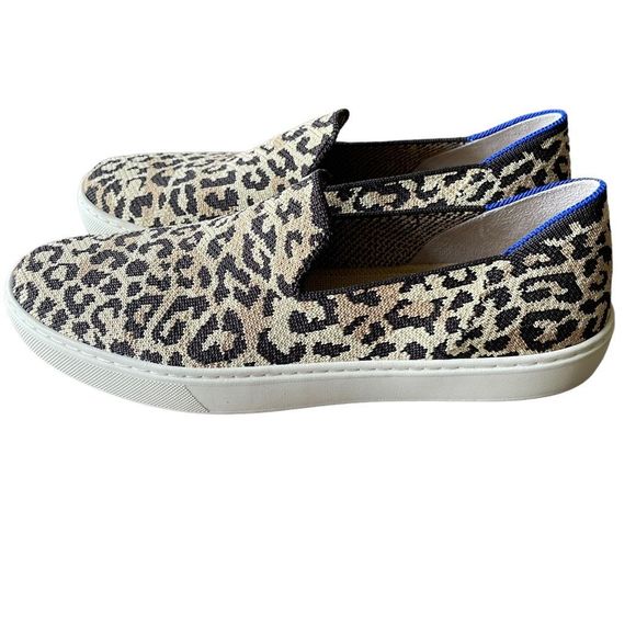 Rothy's Shoes - Rothy’s Camo Cat Leopard Print The Original Slip Sneaker Size 9